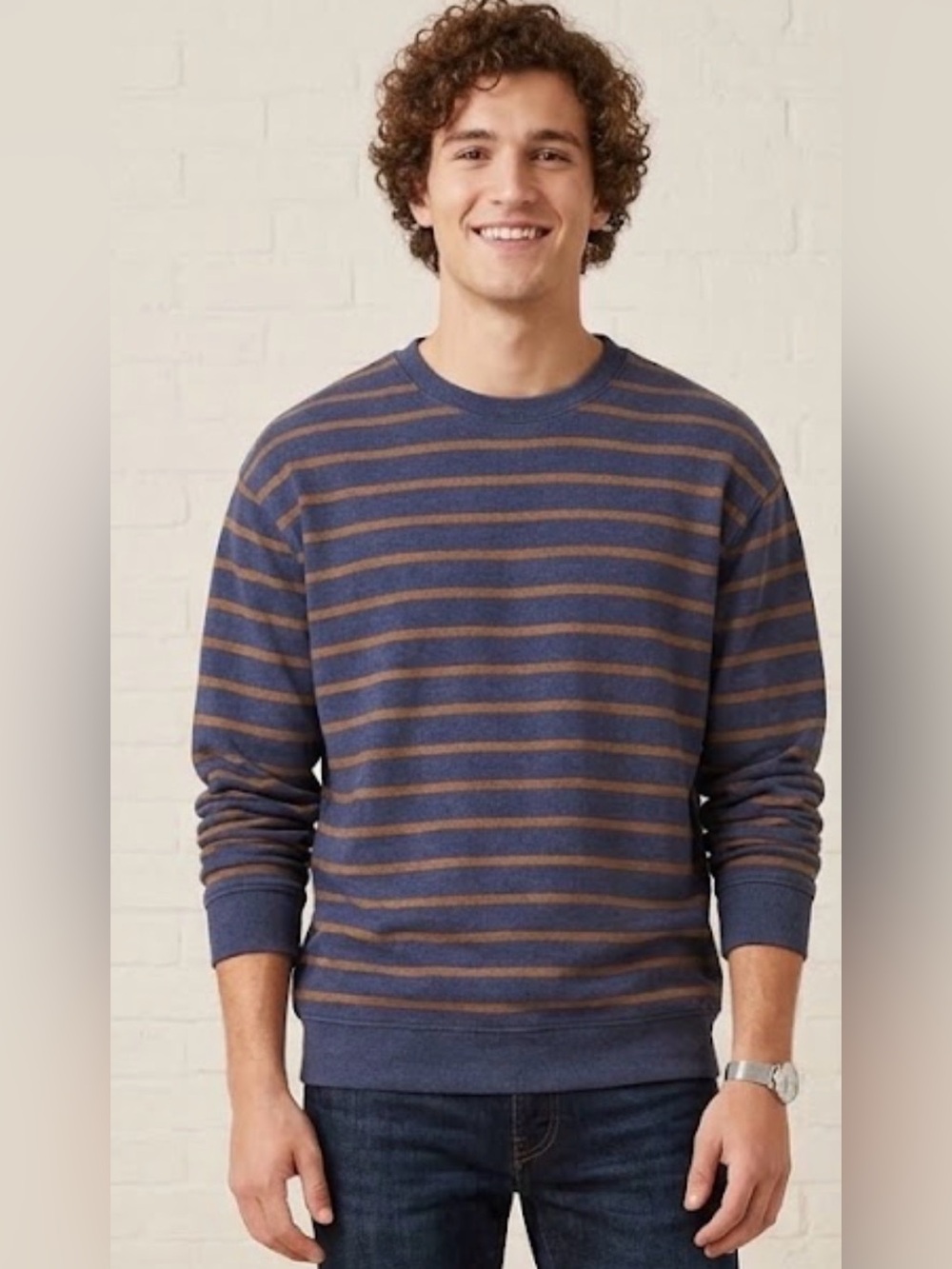 Cat & Jack Striped Pullover Sweatshirt A54